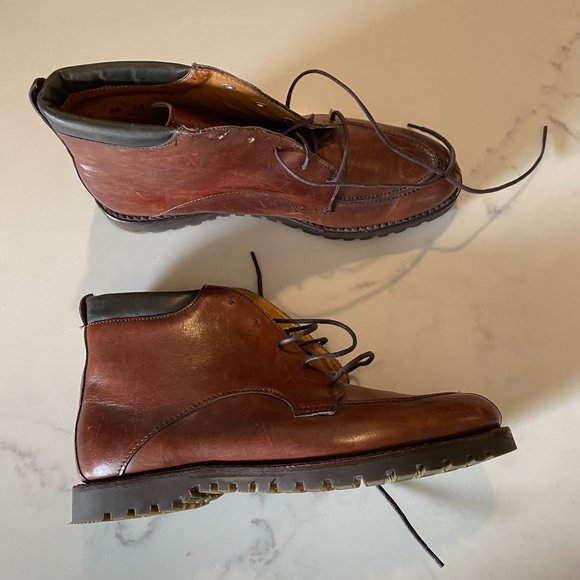NEW cole haan country leather ankle lace up boots (aa) - Picture 1 of 6